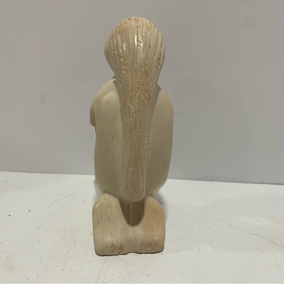 Art Figure Kenya Soap Stone 5.25” Inches “Kissing Couple” Wedding Gift - Picture 4 of 10